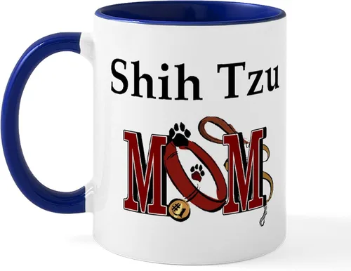 Miniatura 47 de CafePress Cute Shih Tzu Dog Mugs - Taza de café de cerámica de 11 oz (11.0 fl oz)
