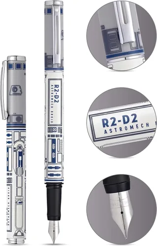 Miniatura 3 de Sheaffer Pop Star Wars R2-D2 - Pluma estilográfica con borde cromado y punta mediana
