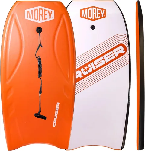 Miniatura 9 de MOREY® Cruiser, la tabla de bodyboard original; tablas corporales de tamaño completo de 42.5 pulgadas para playa, para todos los niveles