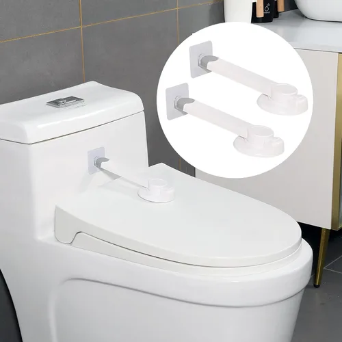 Miniatura 7 de Cerraduras de seguridad para inodoro para bebés (paquete de 2) Cerradura de asiento de inodoro a prueba de niños Productos de seguridad