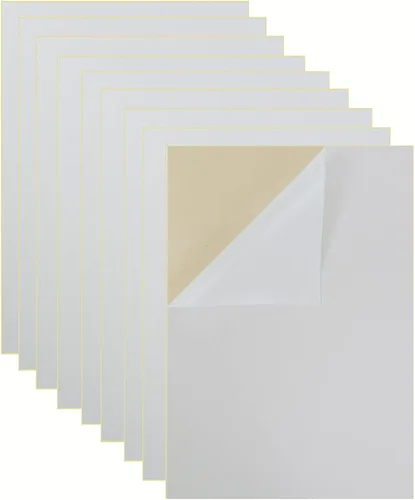 Miniatura 7 de Mesheshe 10 piezas de fieltro autoadhesivo, tela autoadhesiva para arte y manualidades, fieltro para cajones y cajas de joyería, forro de fieltro