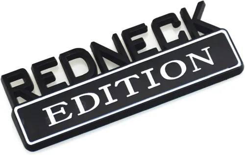 1 emblema exterior de 3.1 pulgadas Redneck Edition para automóvil, camión, barco, calcomanía de repuesto para F-150 F250 F350 Silverado RAM 1500