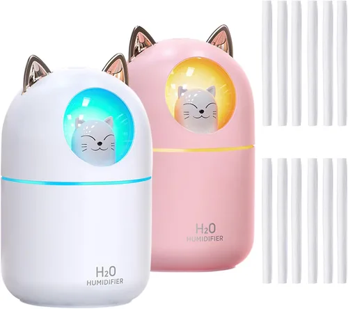 Miniatura 10 de Filtros de humidificador de 4.64 pulgadas, repuesto de barra de algodón para humidificador pequeño INVODA Mini humidificadores de niebla fría