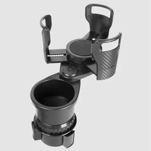 Expansor de portavasos para automóvil, extensor adaptador multifuncional 2 en 1 para portavasos de automóvil, con base ajustable, compatible con