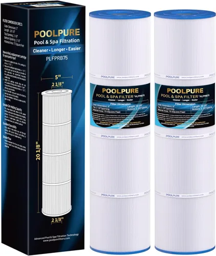 POOLPURE Filtro de spa PRB75 reemplaza a Rainbow RTL-75, productos moldeados personalizados 25390, Pleatco PRB75, Unicel C-4975, Pentair R173435,