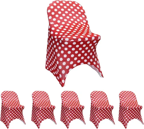 Miniatura 40 de YOUR CHAIR COVERS - Funda para silla plegable de elastano azul claro - Funda de cojín tapizada plegable elástica ajustable extraíble lavable
