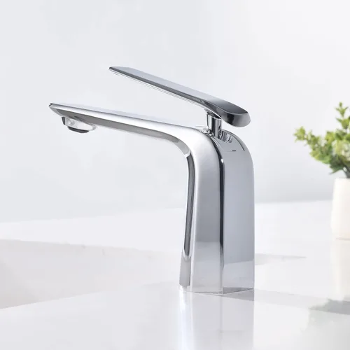 Miniatura 21 de TOCALOCA Grifo de baño de oro cepillado, un solo orificio, una sola palanca, grifo de lavabo tipo vasija, cobre, flujo aireado, 2.2 GPM, garantía