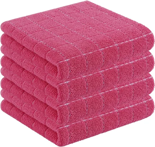 Miniatura 82 de Homaxy Paños de cocina 100% algodón de felpa, toallas de cocina ultra suaves y absorbentes para la cocina, adecuadas para secar y lavar platos