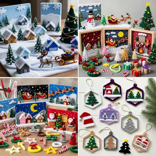 Miniatura 4 de Caydo 2600 piezas de limpiapipas a granel para flores, 40 colores surtidos, tallos de chenilla para proyectos creativos de arte y manualidades