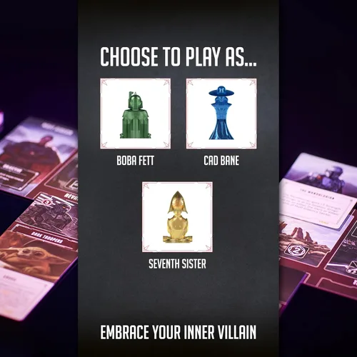 Miniatura 2 de Ravensburger Star Wars Villainous - Juego de mesa de estrategia de Scum and Villainy - Únete a Boba Fett, Seventh Sister o Cad Bane en este juego
