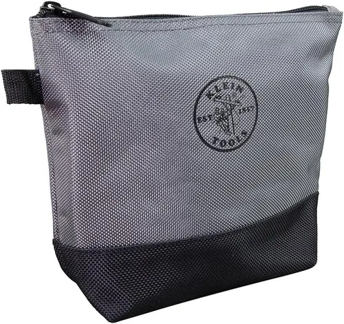 Miniatura 8 de Klein Tools 55470 - Bolsa utilitaria, bolsas de herramientas con cremallera de pie, tejido balístico resistente 1680d, parte inferior reforzada