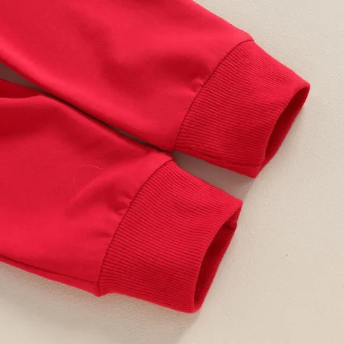 Miniatura 7 de Cevoerf Conjunto de sudadera y pantalones de Navidad para bebé niño con texto en inglés "Who Steal Your Christmas