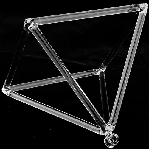 Miniatura 6 de Pirámide cantante de cristal de cuarzo transparente (3-20 pulgadas), instrumento musical curativo con bolsa de transporte para meditación