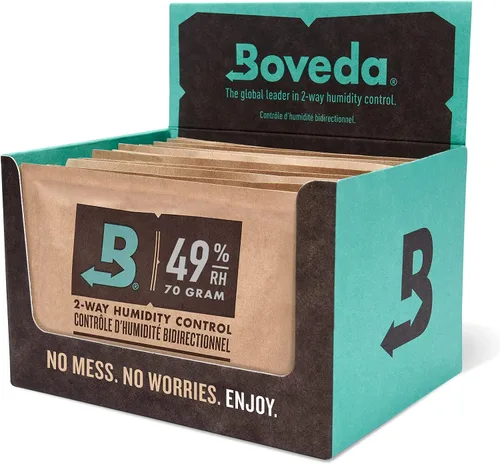 Miniatura 10 de Boveda Instrumentos musicales de madera, control de humedad de 2 vías RH, 49% RH, tamaño 70 para instrumentos de madera, protege todos
