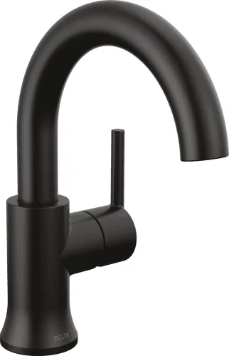 Miniatura 9 de Delta Faucet Trinsic Grifo de Baño de Un Solo Orificio, Grifo de Lavabo de Baño Dorado, Grifo de Baño de Una Sola Manija, Tecnología Diamond Seal
