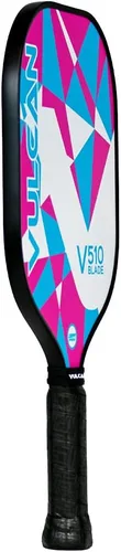Miniatura 2 de Vulcan Pala de pickleball V510 Rendimiento híbrido Núcleo de polipropileno - Superficie de fibra de carbono Aprobado por USAP Varios
