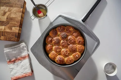 Miniatura 8 de ooni Cáscara de pizza de metal de aluminio de 12 pies, pelar ligero de 12 pulgadas con mango largo, girador de pizza rectangular