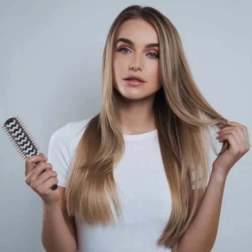 Miniatura 4 de Cricket Cepillo de pelo rápido Flo Vent libre de estática, secado rápido, fácil de peinar y desenredar sin enredos para todo tipo de cabello, largo