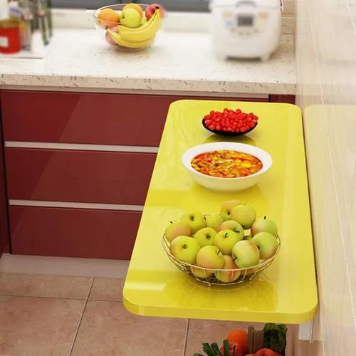 Mesa plegable flotante de pared, mesa de comedor de cocina, escritorio de computadora, estante de estación de trabajo, tocador, mesa de trabajo de