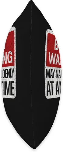 Miniatura 2 de Funny Mens Grandpa Humor Jokes For Boppy Divertido letrero de advertencia de Boppy para hombre, con texto en inglés "May Nap Suddenly at Any Time