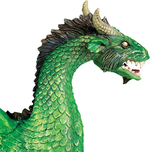 Miniatura 5 de Safari Ltd. Figura de dragón del bosque, figura detallada de modelo de plástico de 6 pulgadas, juguete de criatura mítica para niños, niñas y niños