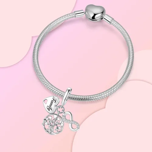 Miniatura 238 de Dije de girasol con diseño de estrella y luna y elefante para pulsera, collar de plata de ley 925, dijes de corazón de amor para mujer, regalo