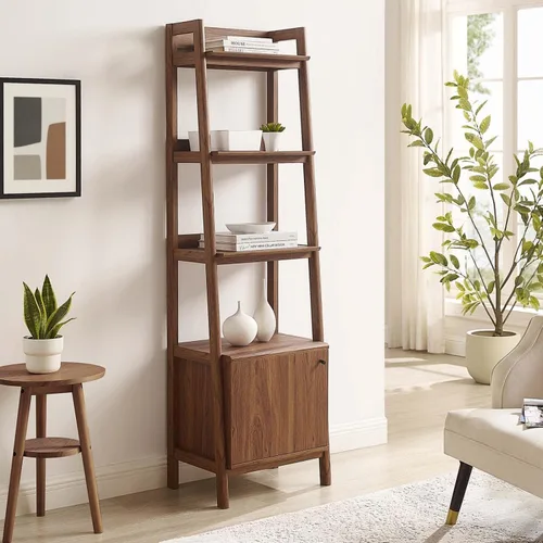 Miniatura 2 de Modway Vitrina de estantería de 21" en roble