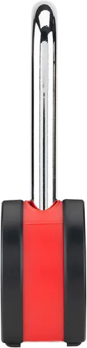 Miniatura 4 de FIGODE Candado de acero sólido cubierto negro con llave, cerradura resistente de alta seguridad, 2-3/4 pulgadas de ancho, grillete de acero