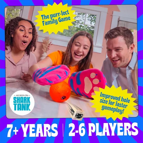 Miniatura 2 de MCMILLER ENTERTAINMENT El juego de guantes The Cat Mitt: juego de mesa familiar histéricamente divertido para niños, adolescentes y adultos juego