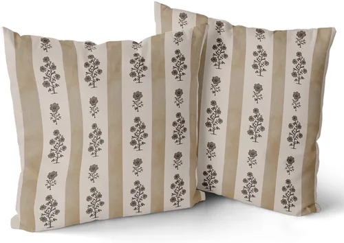Miniatura 52 de Giwawa Little Adventure - Funda de almohada decorativa cuadrada de 16 x 16 pulgadas, color azul marino, diseño de flecha, fogata, oso, bosque