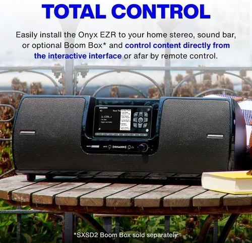 Miniatura 7 de SiriusXM SXEZR1H1 Onyx EZR Radio Satelital con Kit para el Hogar - Escucha SiriusXM en tu Sistema de Audio Doméstico o Altavoces Alimentados