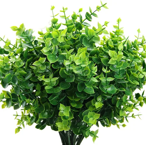 Miniatura 14 de Plantas artificiales de Monstera, hojas de tortuga tropical falsas, arbustos de vegetación decorativa, planta falsa, hojas de palmera sintéticas