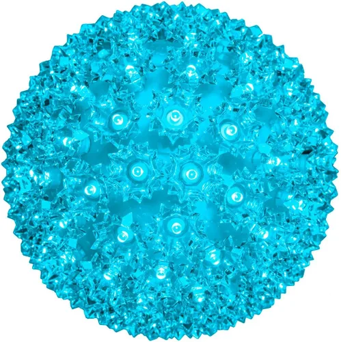 Miniatura 14 de Novelty Lights - Esfera de estrella de luz LED de 6 pulgadas con 50 luces, 100% verdadero parpadeo blanco cálido, bola de ornamento, cable