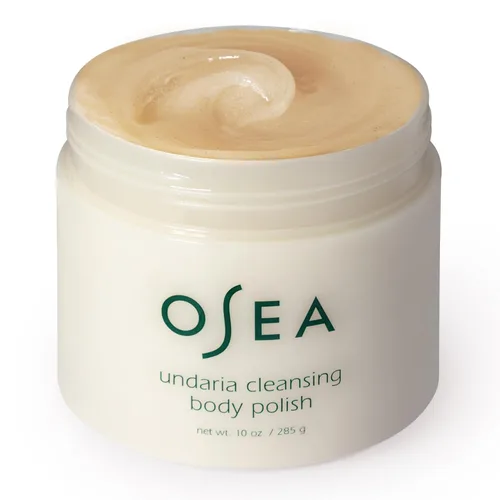 Miniatura 6 de OSEA Undaria - Esmalte corporal limpiador de 10 onzas, exfoliante corporal AHA con piedra pómez y algas marinas