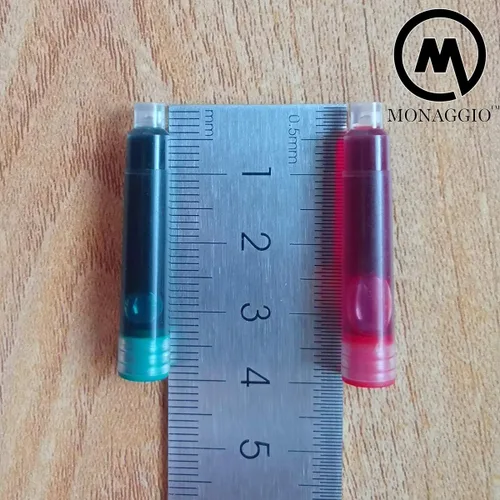 Miniatura 6 de MONAGGIO Cartuchos de tinta extra para la mayoría de las plumas estilográficas: 20 cartuchos de repuesto (5 rojos, 5 verdes, 5 azules, 5 púrpuras)