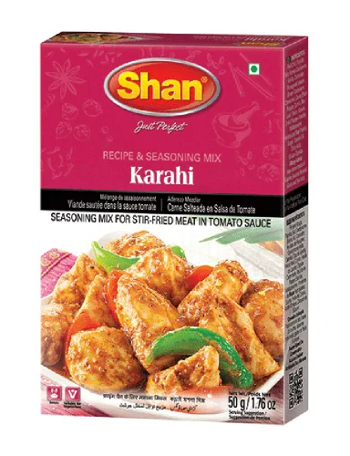 Miniatura 37 de Shan Korma Recipe and Seasoning Mix 1.76 oz (50g) - Spice Powder for Traditional Meat in Yogurt Sauce - Suitable for Vegetarians - Airtight Bag in a