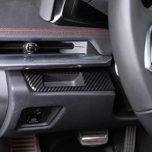 Miniatura 3 de Cubierta de panel de botón de interruptor de faros compatible con Chevrolet Corvette C8 Stingray 2020-2024, cubierta de moldura de ranura lateral