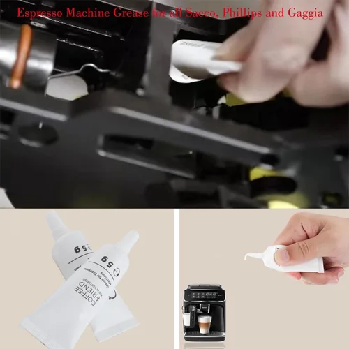 Miniatura 5 de Grasa para máquina de café expreso, grasa de silicona, lubricante para máquina de café, tubo de 0.18 oz para todas las máquinas Sa eco, Ph illips