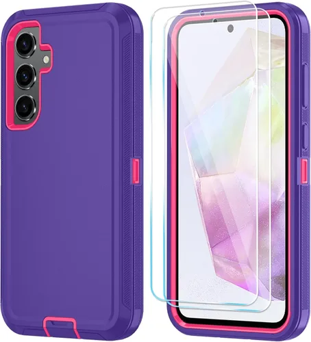 Miniatura 10 de ONOLA Funda compatible con Samsung Galaxy S24 Ultra con protector de pantalla HD, resistente a los golpes y a las caídas, funda de 3 capas