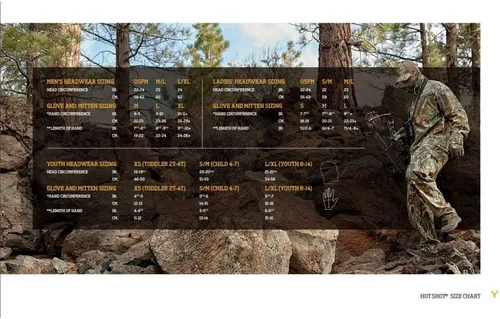 Miniatura 6 de HOT SHOT Orejera de mano Textpac Camo para hombre, bolsa térmica para calentar las manos, equipo de clima frío para caza, senderismo, camping