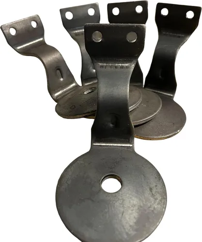 Miniatura 7 de JM Steel Heavy Duty Steel Handrail Brackets, Wagner Barandilla Soportes (1)