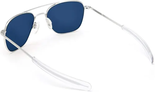 Miniatura 3 de Randolph USA - Lentes de sol de aviador para hombre o mujer, cromo mate, clásicos, polarizados y no polarizados con protección UV