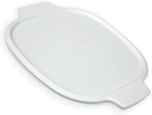 Miniatura 4 de Corningware Stovetop A-2-PC 2-PC 2-Quart/3-Quart Color Blanco Cuadrado Paquete de 2 tapas de almacenamiento de plástico