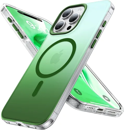 Funda magnética diseñada para iPhone 13 Pro [compatible con Magsafe] [protección contra caídas de grado militar] Funda protectora a prueba de golpes