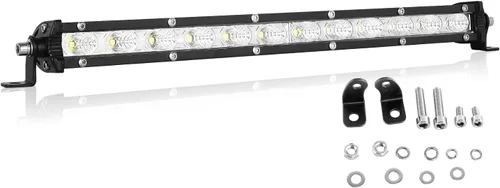 Miniatura 14 de Willpower 2 unids 5 pulgadas 15 W sola fila LED barra de luz Spot Beam Slim Off Road Luz niebla lámpara de trabajo luces de conducción para 4X4