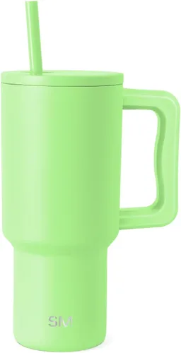 Miniatura 74 de Simple Modern Vaso Trek de 40 oz con Asa y Tapa con Pajilla Vaso de Viaje Aislado de Acero Inoxidable Apto para Portavasos Slumberland