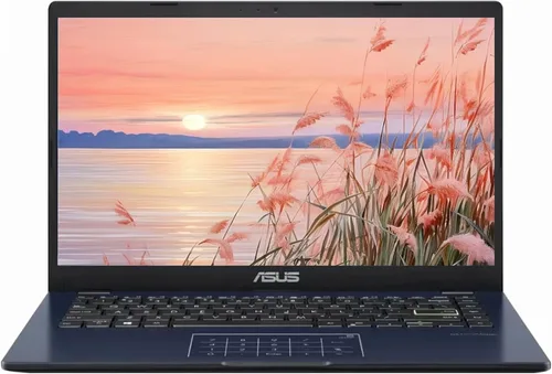 ASUS Portátil LED IPS FHD de 14 pulgadas (1920 x 1080), Intel Pentium N6000, 4 núcleos, memoria de 4 GB, eMMC de 64 GB, negro estrella, Windows 11