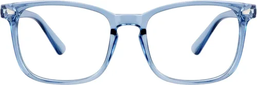 Miniatura 14 de Lentes cuadrados vintage con bloqueo de luz azul, antifatiga ocular, filtro UV, para computadora, lentes anti-luz azul para hombres y mujeres Ámbar