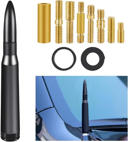 Miniatura 5 de DORHEA Antena rechoncha de repuesto para Dodge RAM 1500 RAM 2500, RAM 3500 Ford F-Series F-150 Raptor F-250 F-350 F-450 Heavy Duty Ranger Classic