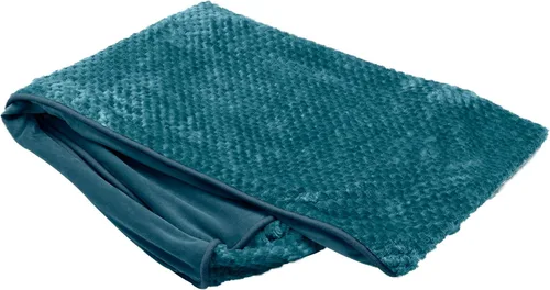 Miniatura 18 de Furhaven Funda de repuesto para cama de perro Minky Plush & Velvet Contour Luxe Lounger, lavable a máquina, gris, Jumbo (XL)